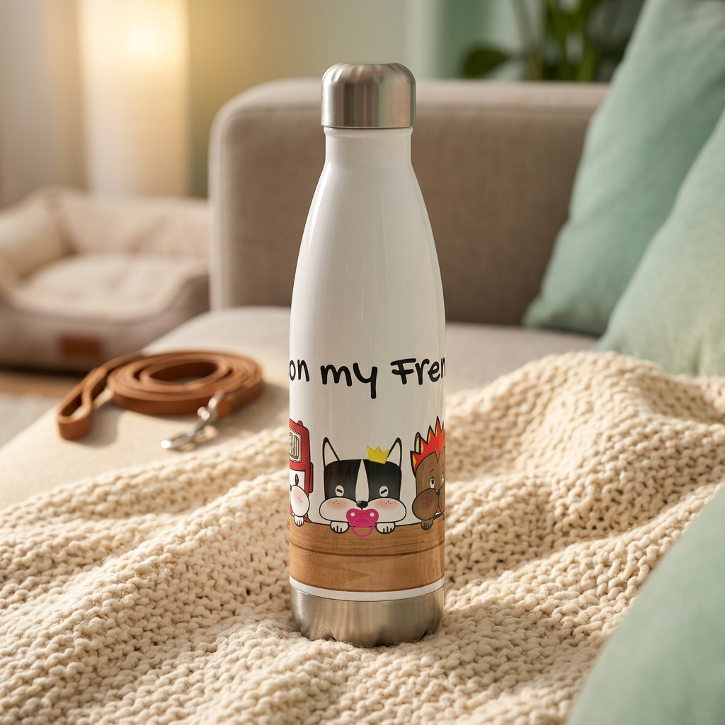 character design insulated reusable bottle