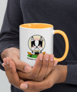 Orange mug cover