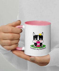 Pink mug cover