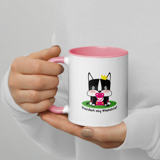 Pink mug cover