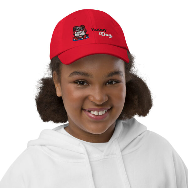 Youth baseball cap Red Bulky girl
