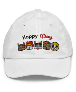 Youth baseball cap Group white