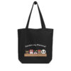 tote bag front black woman cover