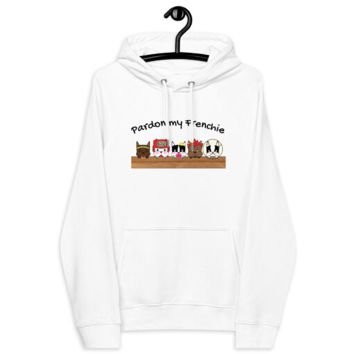 Unisex ECO Hoodie front white