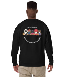 sweatshirt black back man