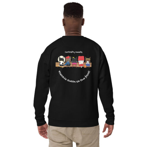 sweatshirt black back man