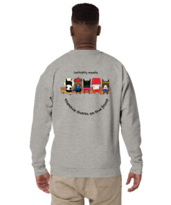 sweatshirt grey back man