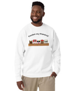 sweatshirt white front man