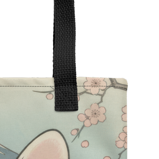 Custom eco-friendly Trendy Tote Bag with Japanese style French Bulldog portrait