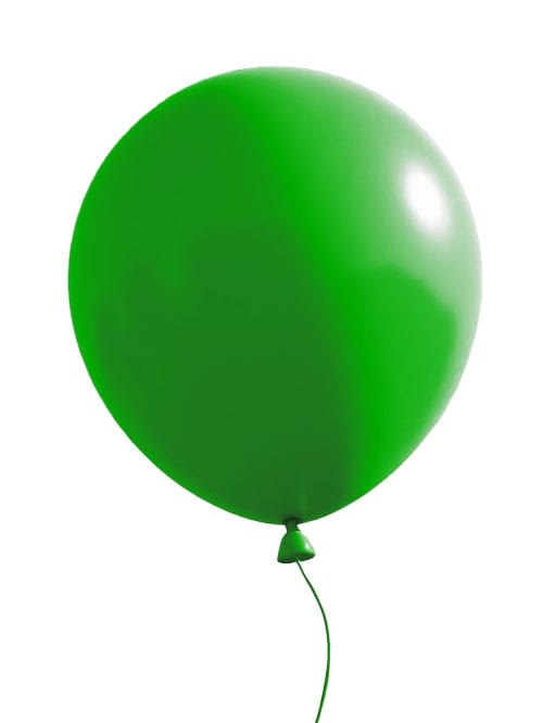 Green balloon