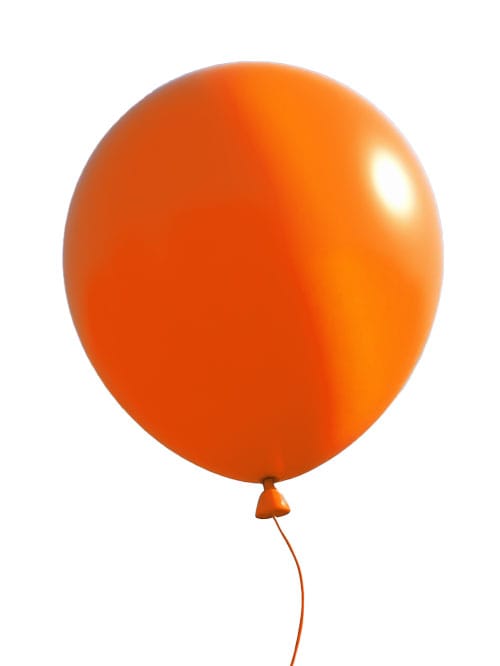 Orange balloon