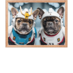 digital-gundam-pet-portrait-2-pets-redoak-framed