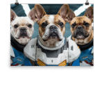 digital-gundam-pet-portrait-3-pets-poster