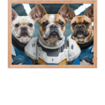 digital-gundam-pet-portrait-3-pets-redoak-framed