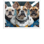 digital-gundam-pet-portrait-3-pets-white-framed