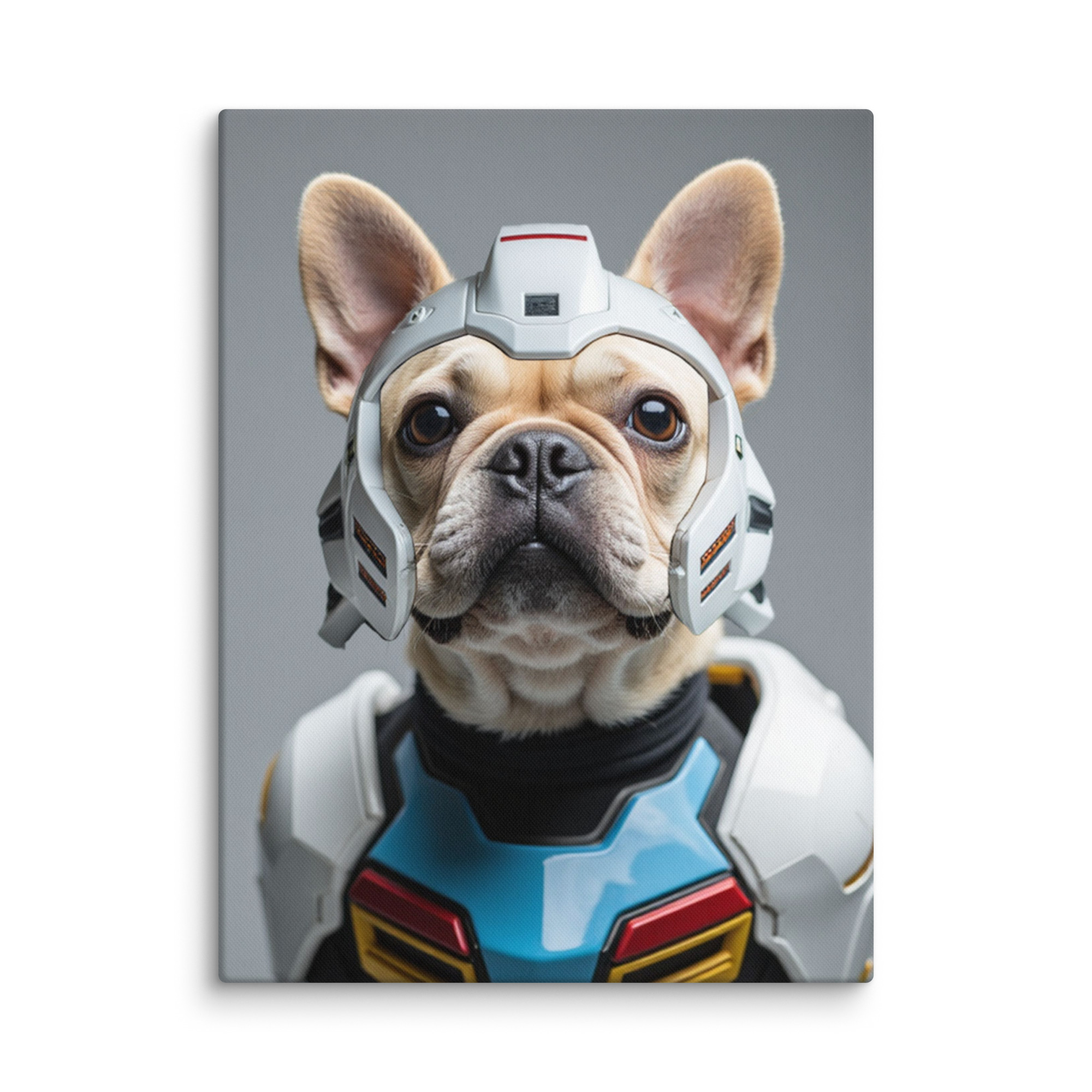 digital-gundam-pet-portrait-french-bulldog-canvas