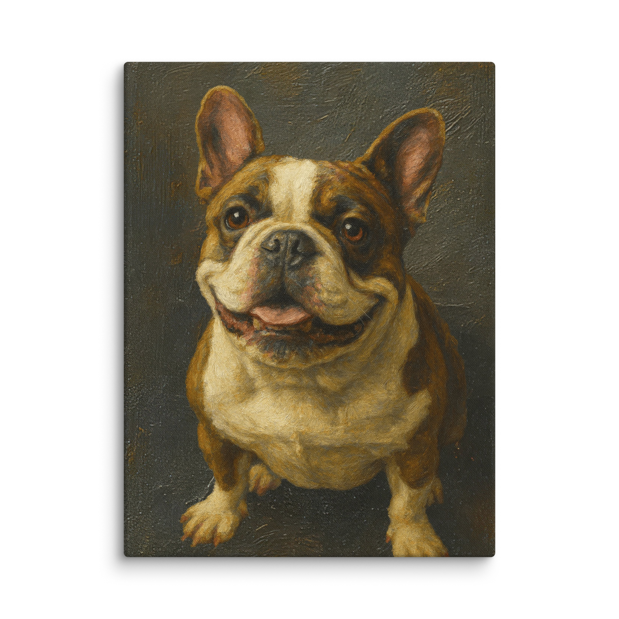 digital-oil-painting-pet-portrait-french-bulldog-Canvas