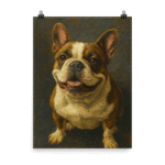 digital-oil-painting-pet-portrait-french-bulldog-Poster