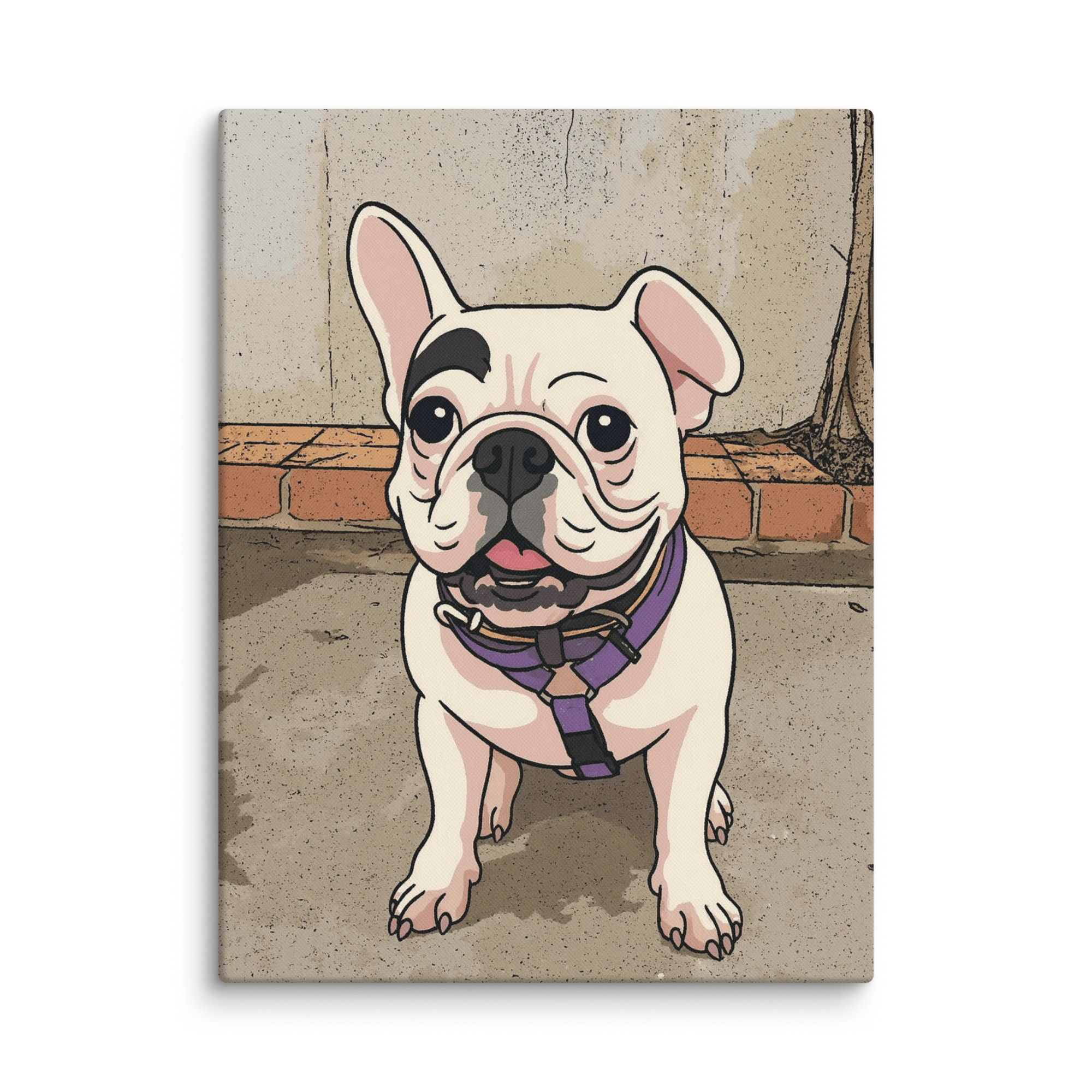 semi-realistic-cartoon-pet-portrait-canvas
